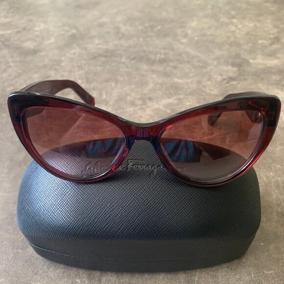 NIB Women's Salvatore Ferragamo Luxury Sunglasses - Picture 7 of 13